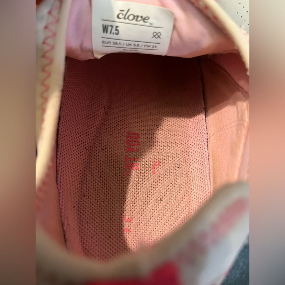 Clove Women's Sneakers - Pink White Blue Size 7.5 Lot Of 2 - Picture 12 of 12